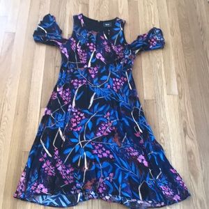 Anthropologie Maeve cold shoulder dress